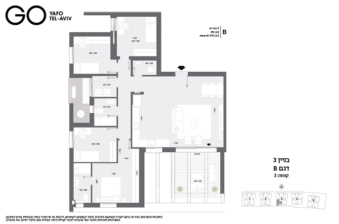 בנין 3 - קומה 3